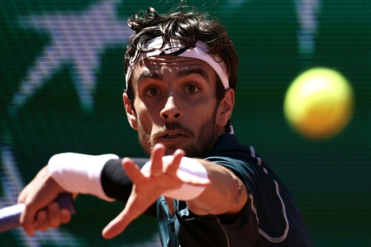 Eye on the ball: Italy's Lorenzo Musetti rallied from a set down to reach the last 16 at the French Open