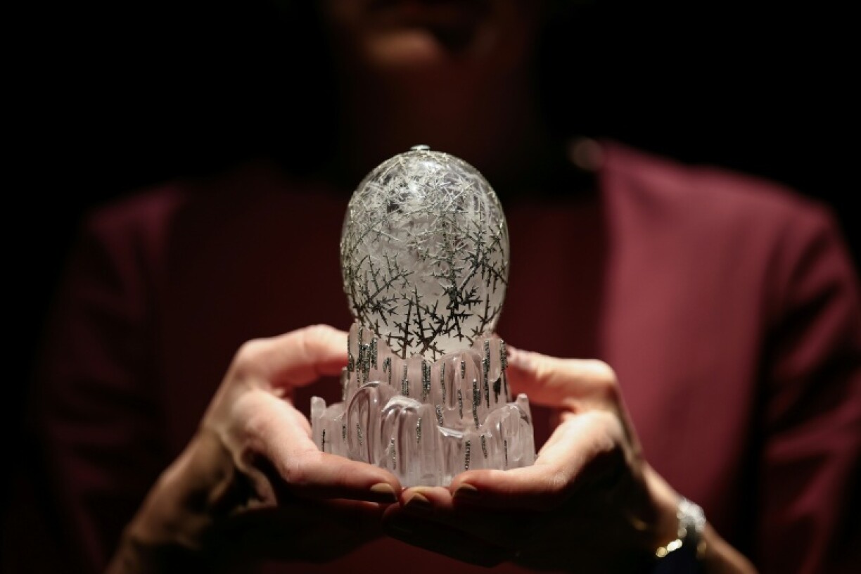 The Winter Egg by Fabergé was commissioned by former Russian Emperor Nicholas II as an Easter gift to his mother in 1913