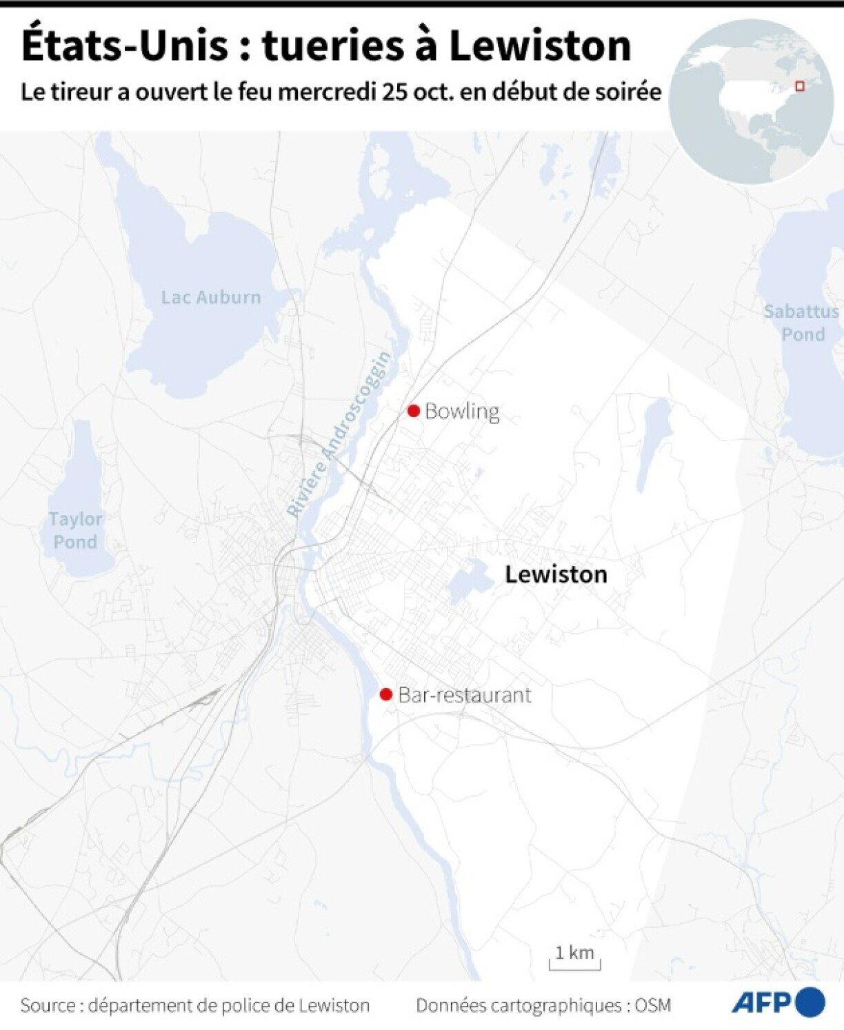 Etats-Unis : tueries à Lewiston