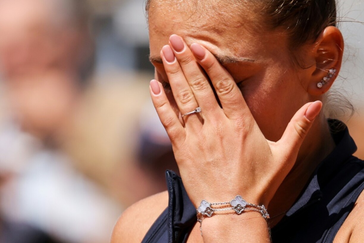 L'Ukrainienne Marta Kostyuk perd face à la Bélarusse Aryna Sabalenka, à Roland-Garros le 28 mai 2023