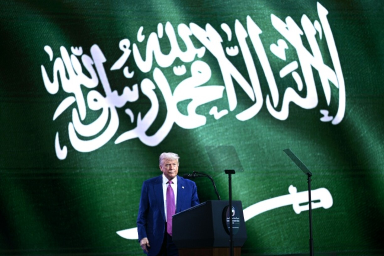 US President Donald Trump was kicking off a multi-day visit to the Gulf