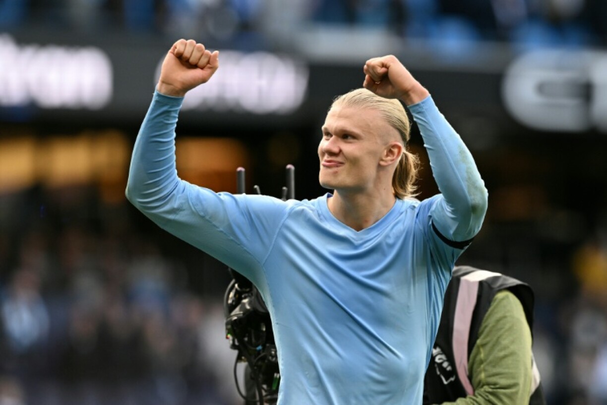 Erling Haaland fired Man City to victory over Man Utd