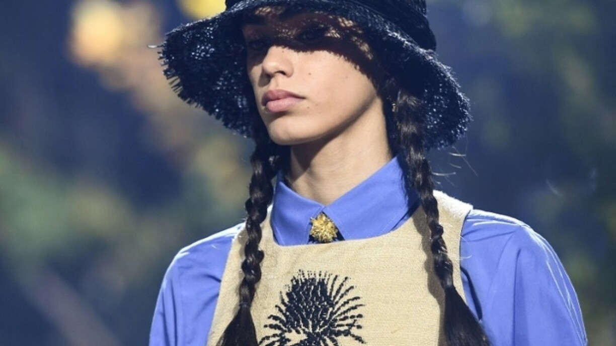 Dior-Modelle mat Greta-Trëtzen