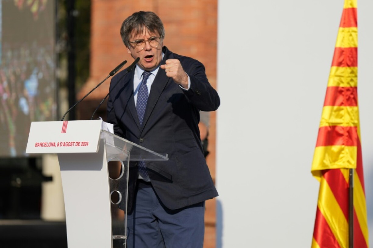 Carles Puigdemont was accused of using public funds to organise the 2017 independence referendum