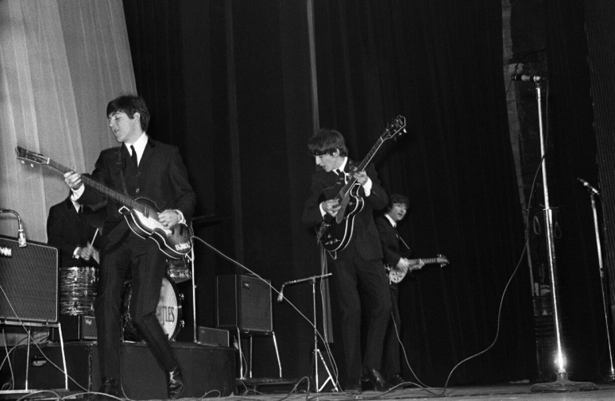 Les Beatles en concert à l'Olympia, le 17 janvier 1964 à Paris