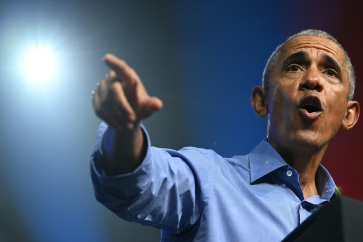 Barack Obama le 5 novembre 2022 à Philadelphie