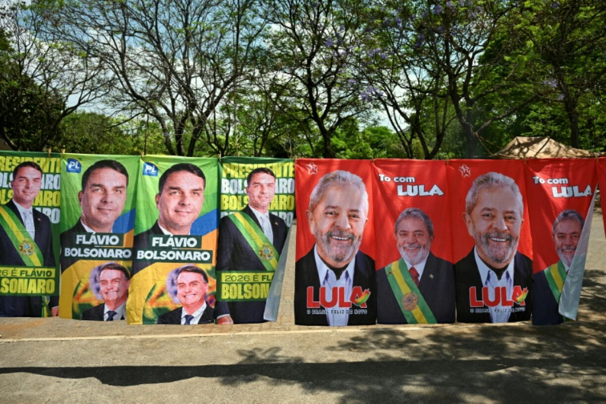 Campaign mud-slinging is heating up as Brazil's President Luiz Inacio Lula da Silva and his challenger right-wing senator Flavio Bolsonaro vie for the presidency