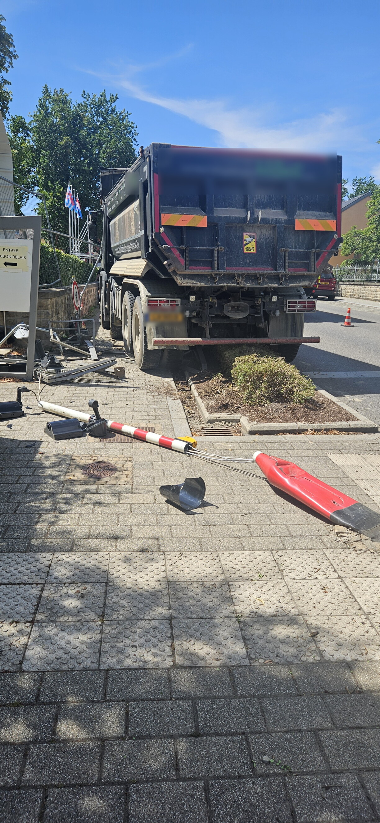 Accident op der Areler Strooss zu Capellen