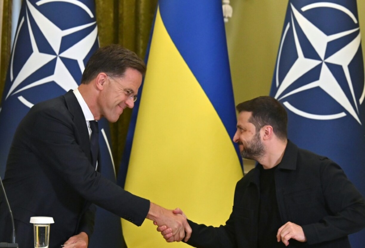 NATO chief Mark Rutte visited Kyiv, largely to discuss security guarantees for Ukraine