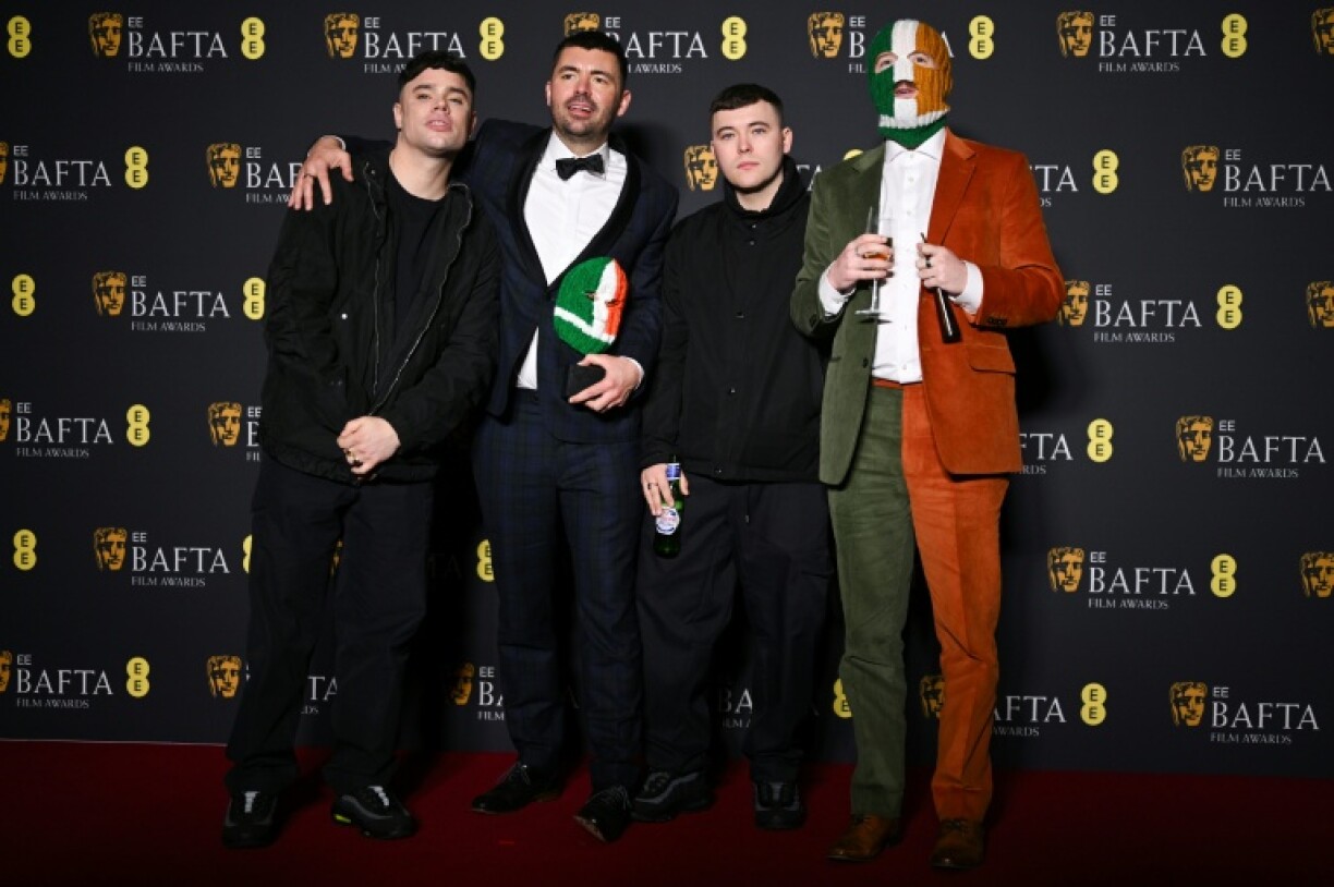 Irish rap trio Kneecap and movie director Rich Peppiatt won an award for Best Outstanding Debut by a British writer at the BAFTA awards