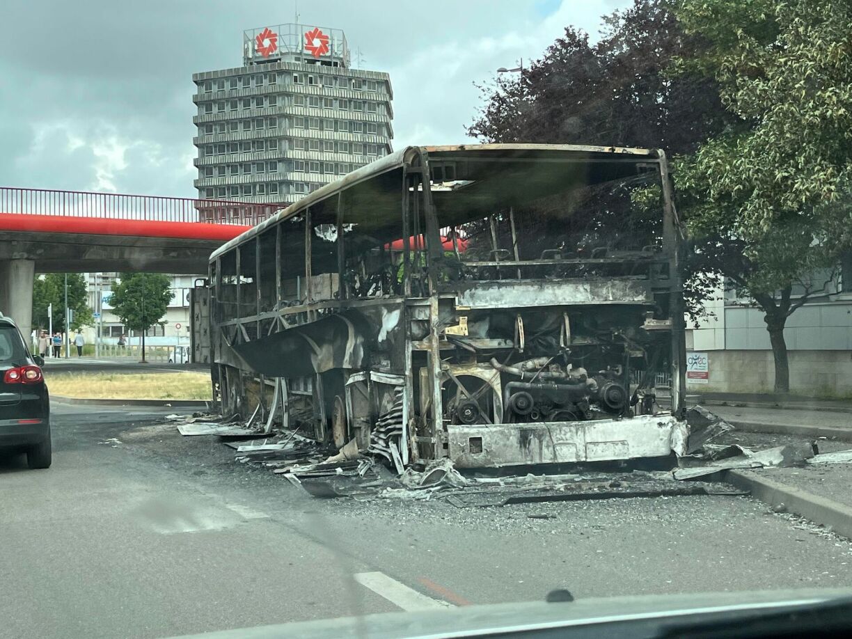 Un brus brûlé à Vandoeuvre-les-Nancy.