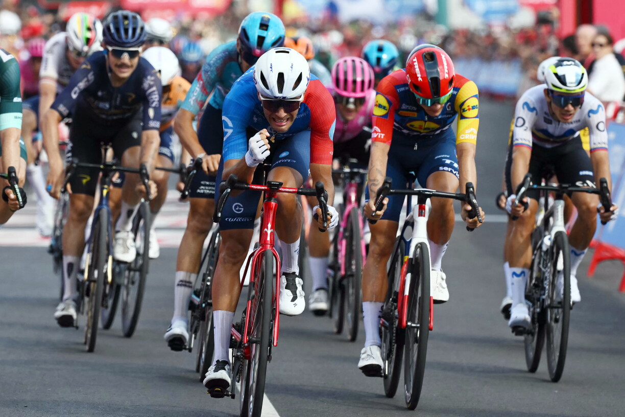 De Bastien Trochon hat op der 10. Etapp um Enn am Sprint déi séierste Been.