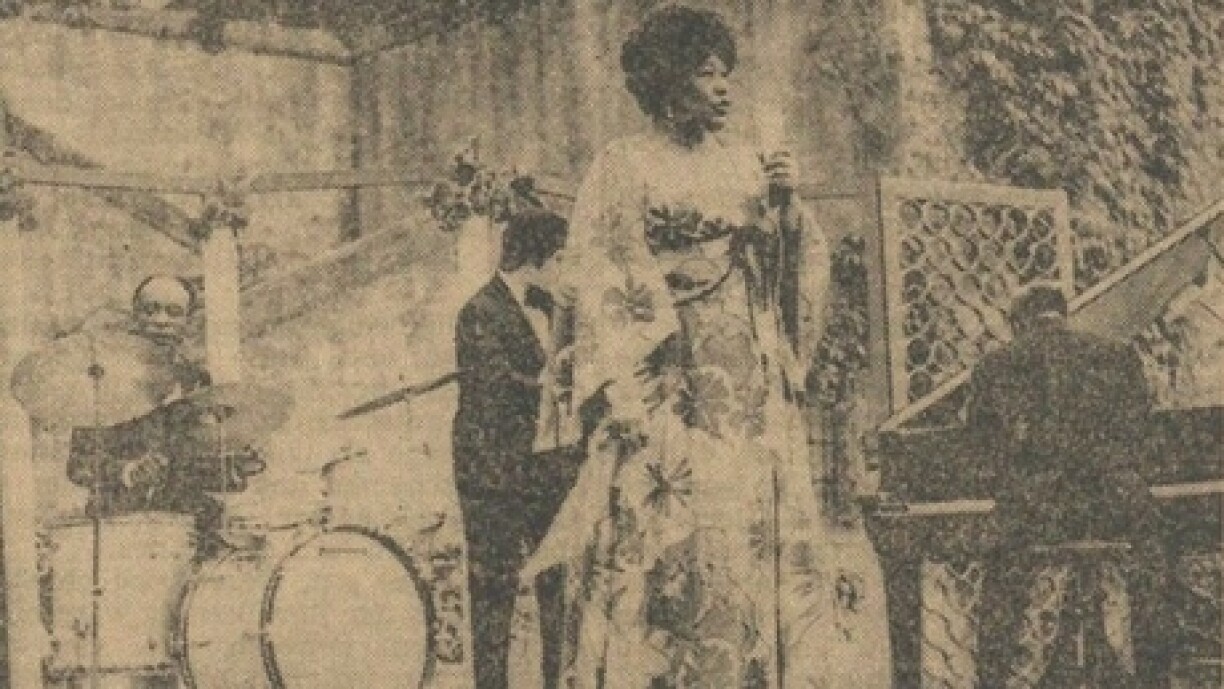 Ella Fitzgerald au Festival de Wiltz le 15 juin 1969.
