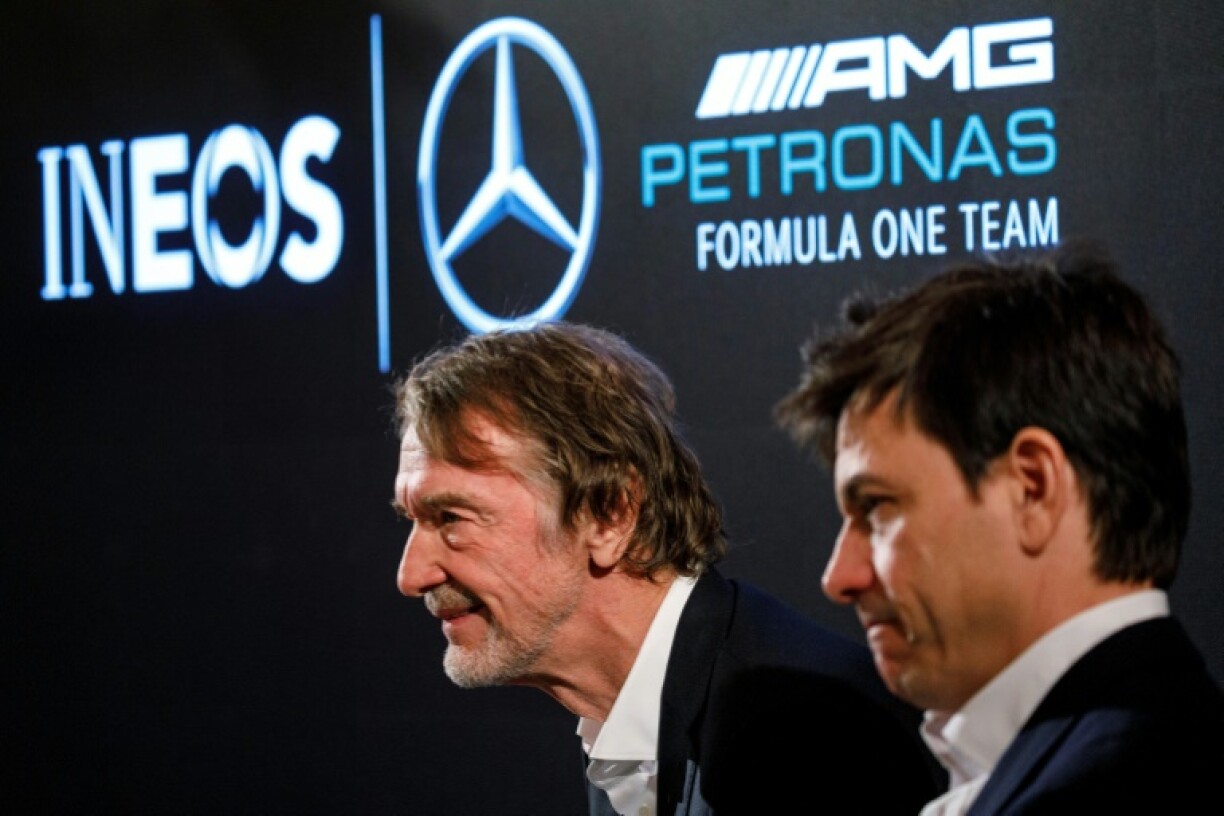 INEOS own a one-third share in the Mercedes F1 team