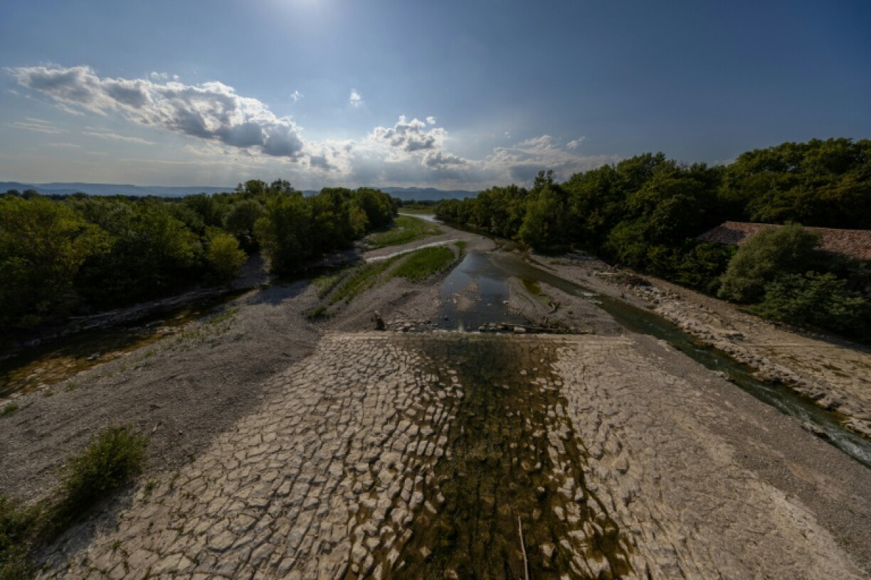 La Drôme asséchée, le 5 août 2026 à Livron-sur-Drôme