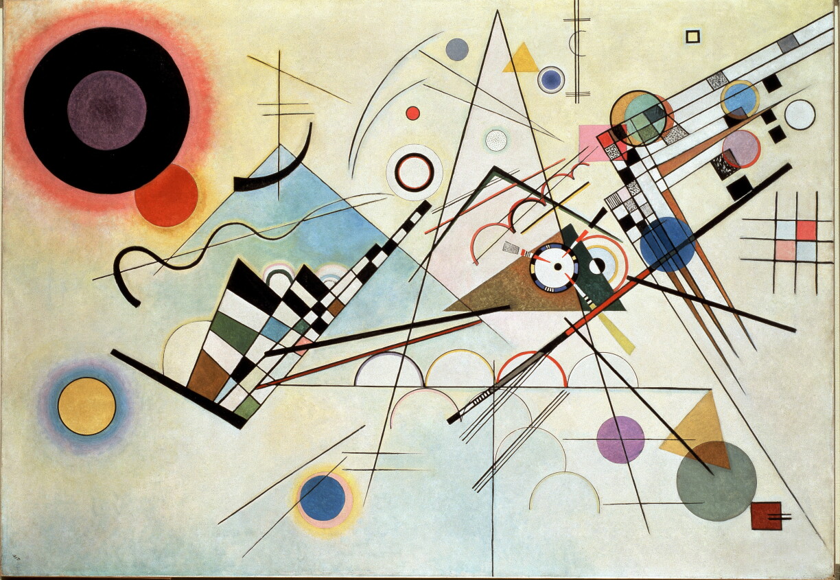 Composition VIII by Vassily Kandinsky.