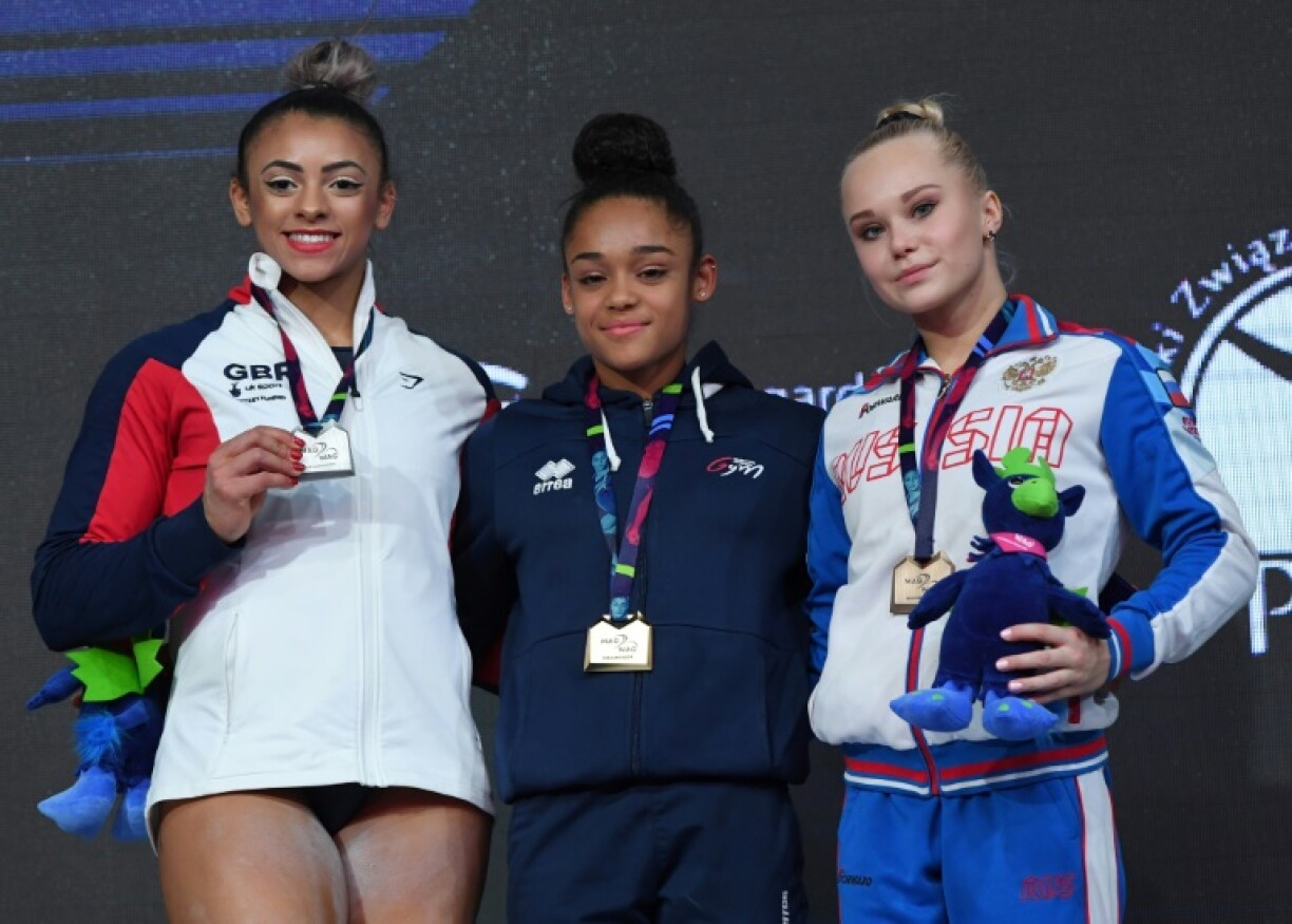 Vu lénks no riets: Ellie Downie, Mélanie de Jesus dos Santos, Angelina Melnikova