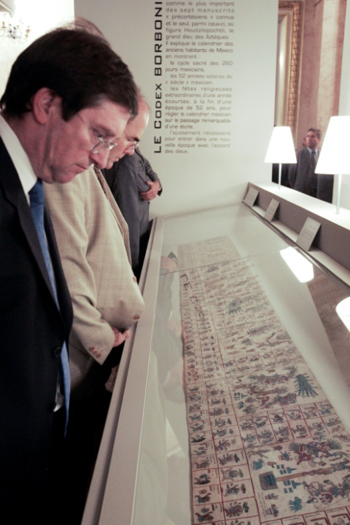 The Codex Borbonicus is kept at the library of French parliament's lower house, the National Assembly, while the Codex Azcatitlan is part of France's National Library collection