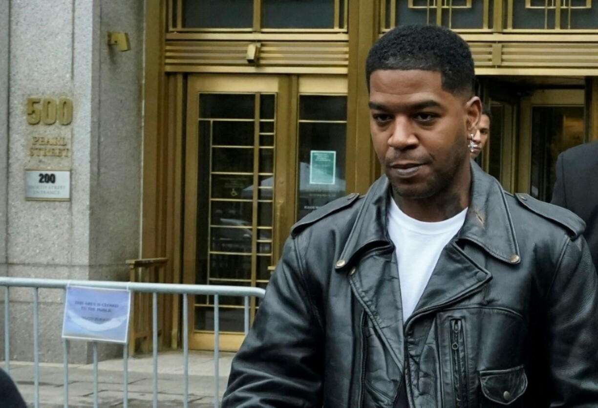 Rapper Kid Cudi leaves the federal court after testifying in the Sean