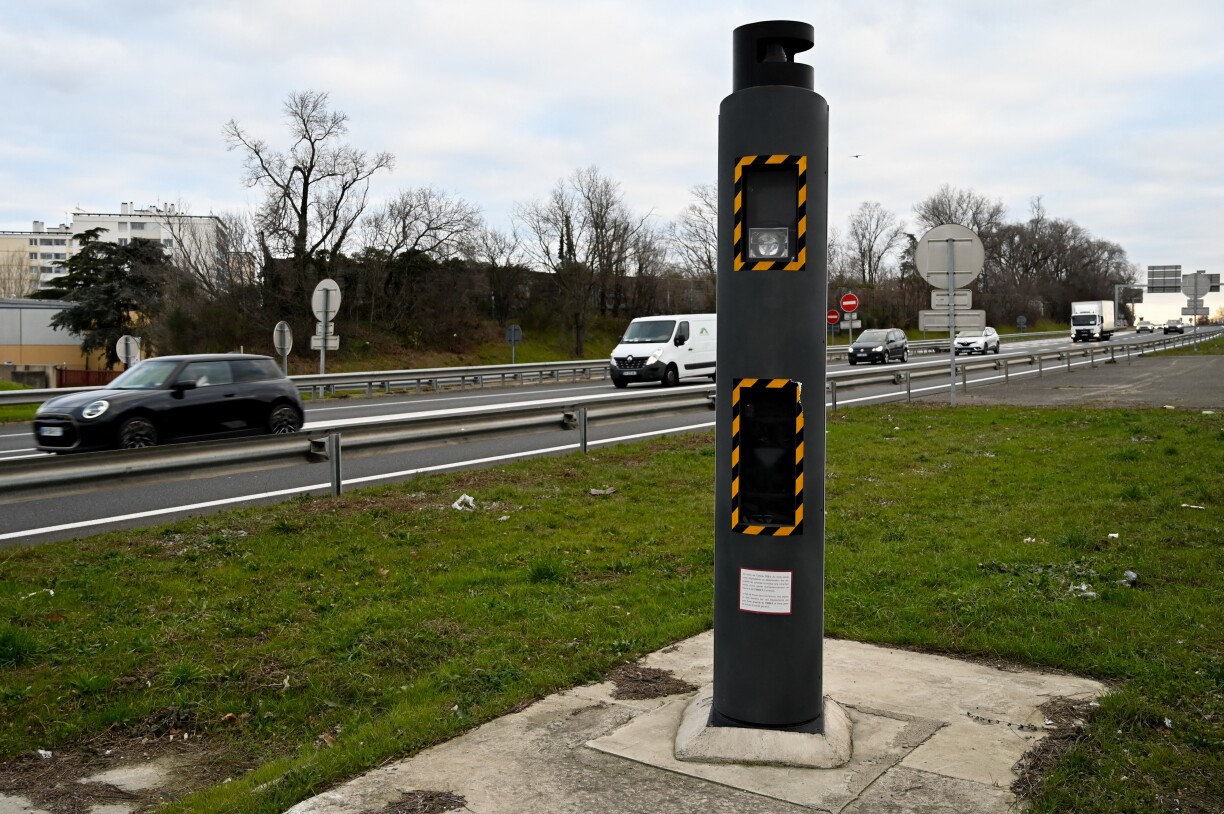 Un radar installé en janvier dernier sur l'A450 près de Lyon.