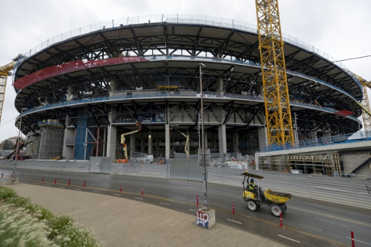 Work in progress: the Camp Nou, photographed on October 29