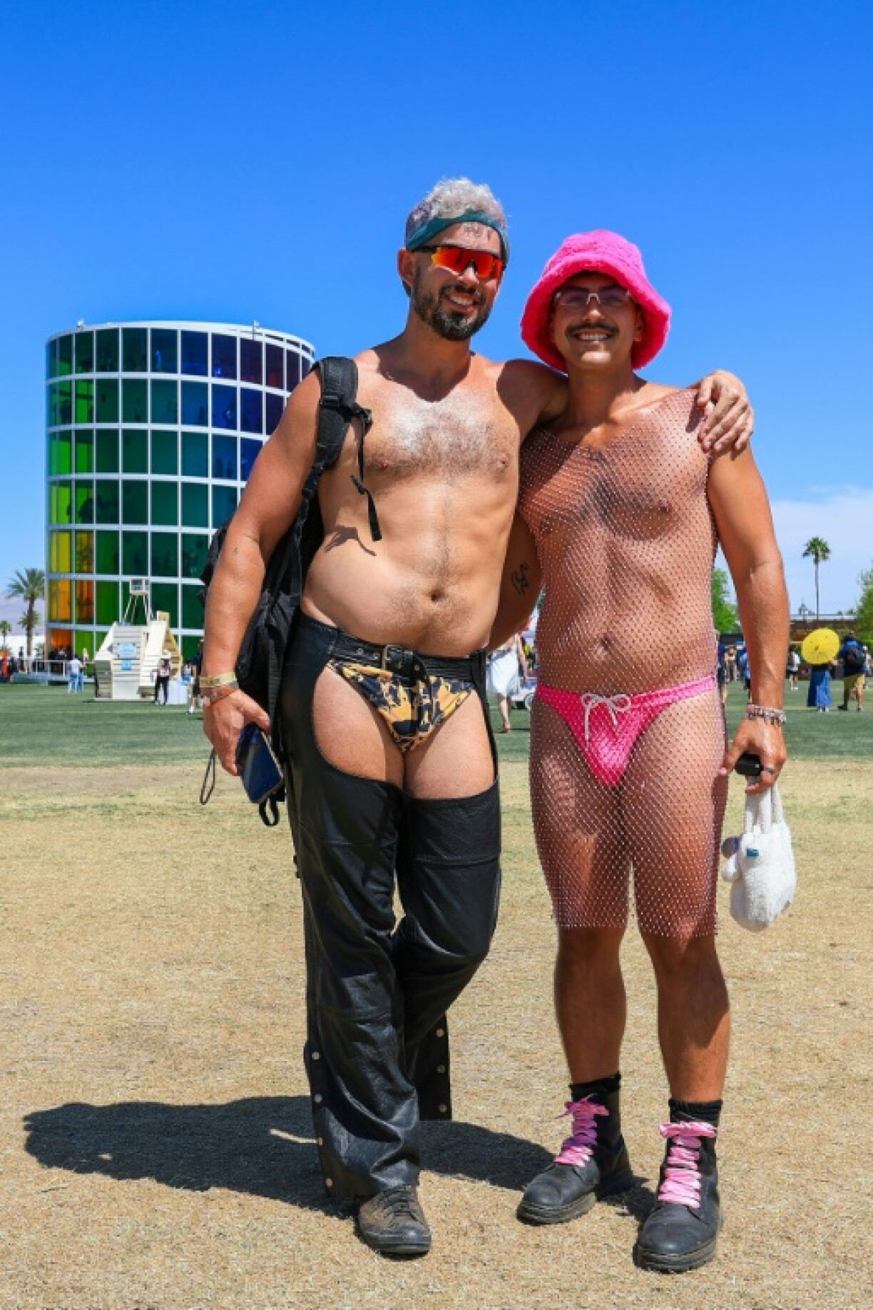 Many Coachella attendees beat the heat by wearing next to nothing