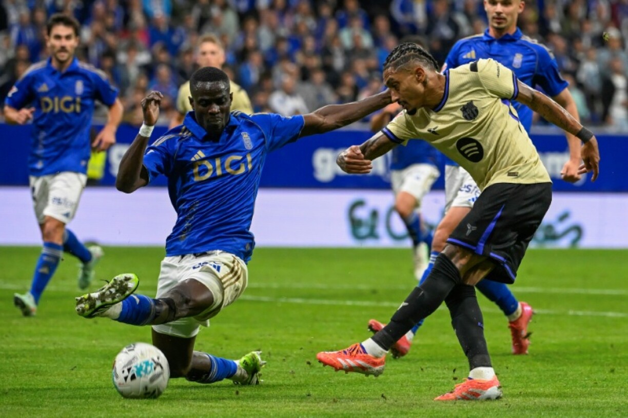 Barcelona's Brazilian forward Raphinha suffered a hamstring injury and is set to miss upcoming games including against Paris Saint-Germain