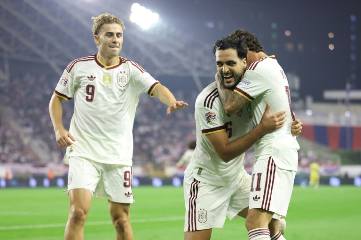 Mikel Merino hit a brace for Spain after coming on as a substitute for the world champions against Croatia