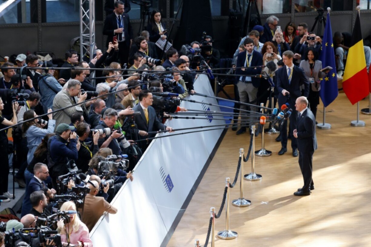 EU leaders discussed efforts to bolster defence spending at a Brussels summit