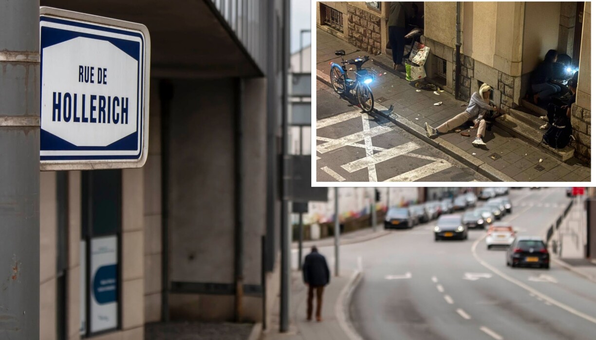 Emeline and Jérôme live in rue de Hollerich: