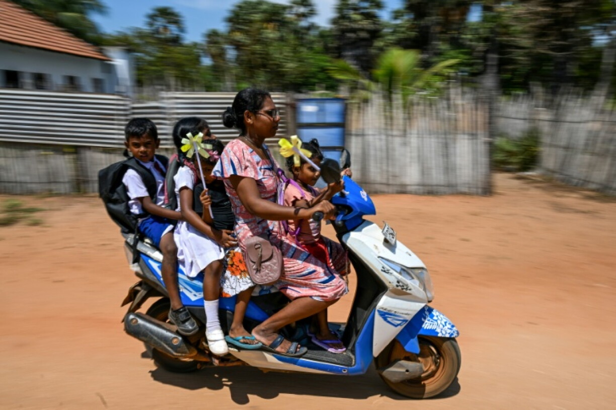 Benedict Mary Vijiliya's village, around 100 metres (330 feet) from the coast, is surrounded by wind turbines which she believes have impacted water drainage
