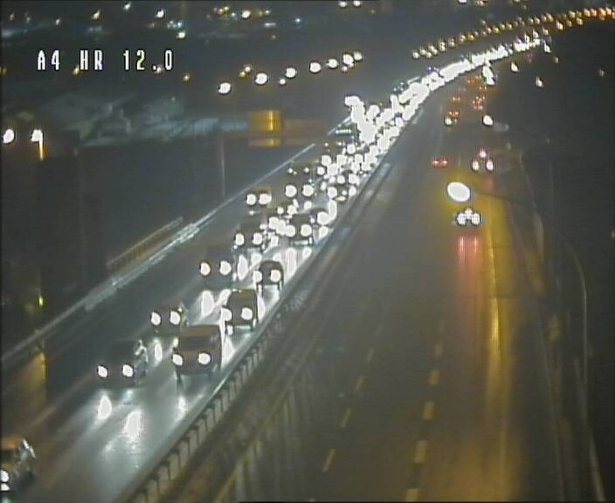 Un aperçu du trafic à 6h50.