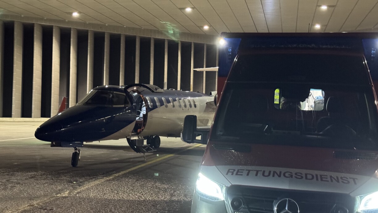Zwee Patiententransporter huet d'Luxembourg Air Rescue am Kader vun der Brand-Katastroph zu Crans-Montana duerchgefouert.