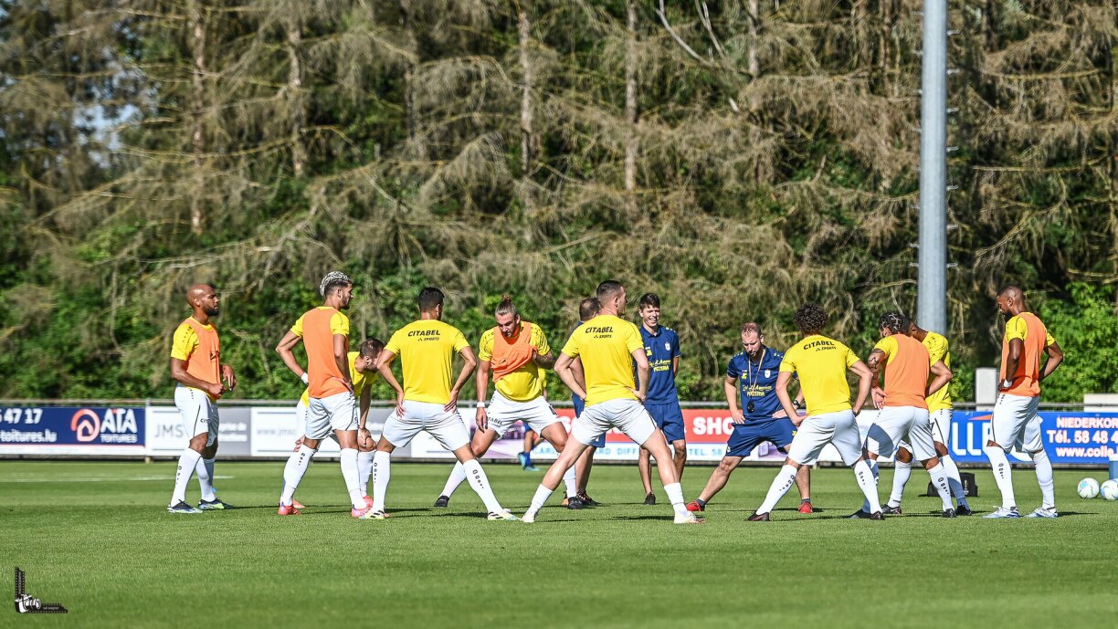 Sereins, les Dudelangeois préparent deux échéances de taille. Un choc face au Fola samedi puis un autre en quart de finale de la Coupe de Luxembourg mercredi prochain à Niederkorn.