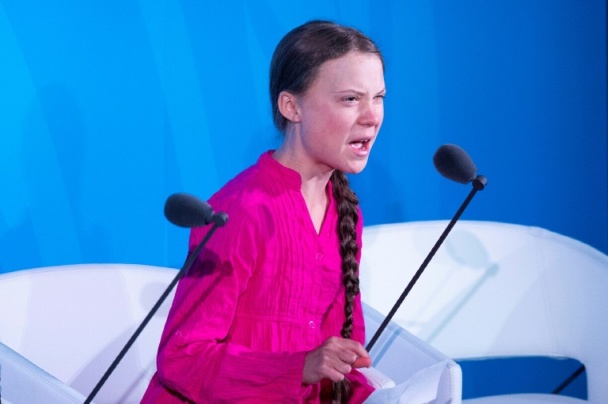 Thunberg's speech at the UN.