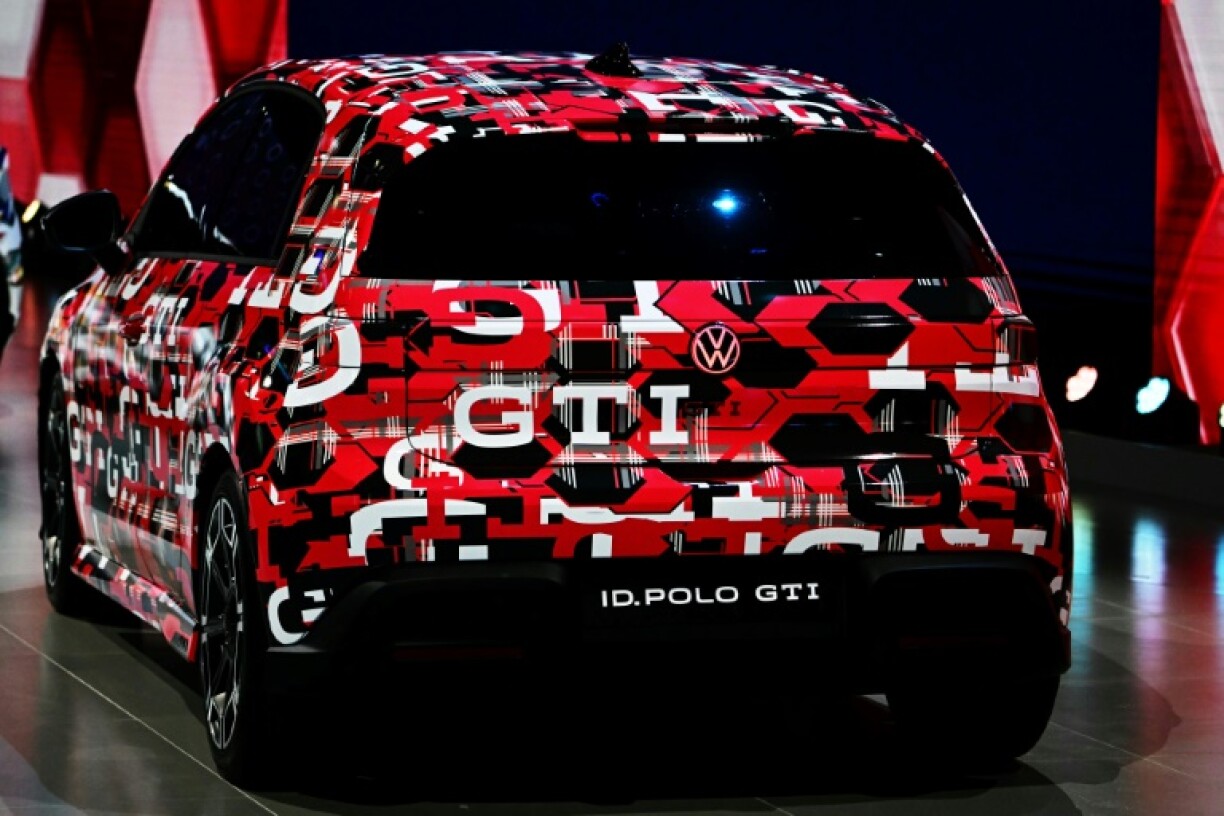 A Volkswagen ID.Polo at the Munich auto show