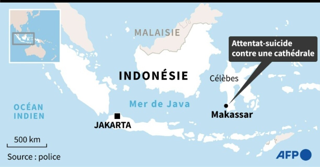 Indonésie : attentat-suicide contre une cathédrale