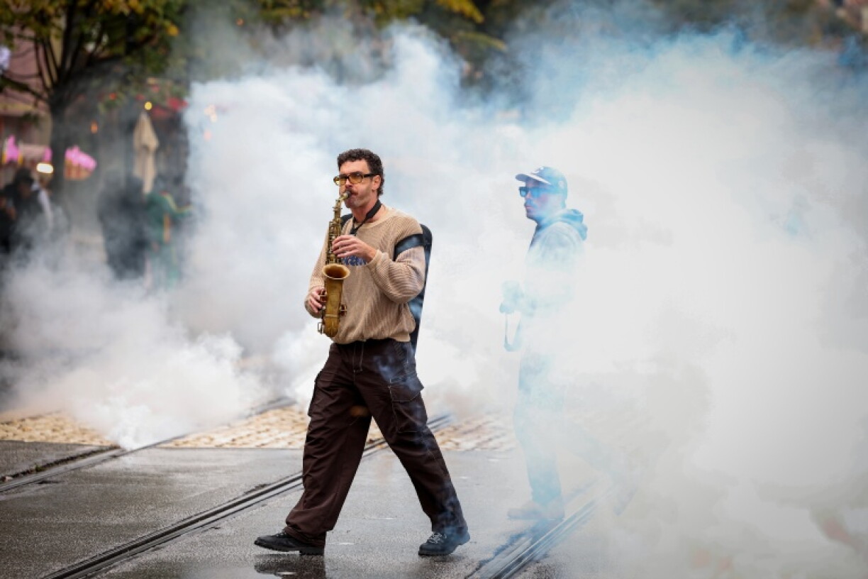 Police fired tear gas in several cities