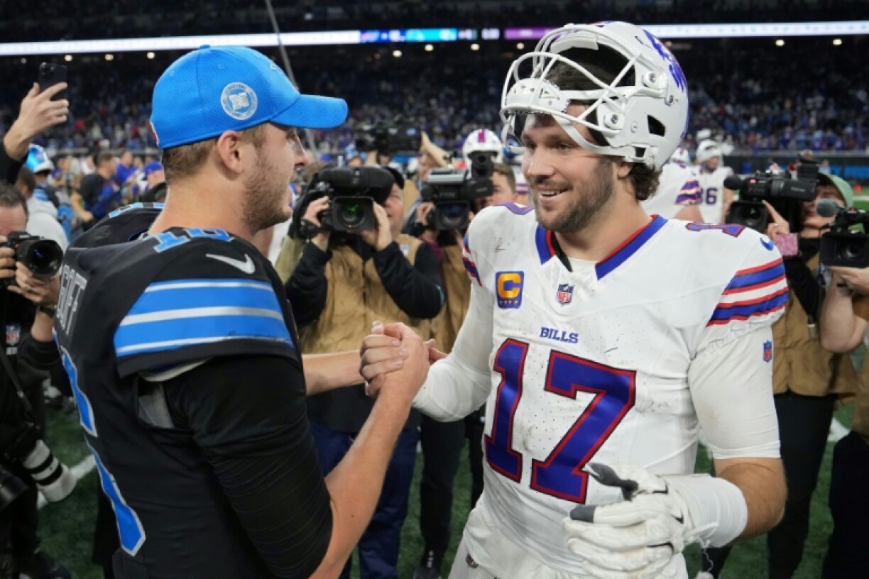 Detroit's Jared Goff, left, and Buffalo's Josh Allen, right, were named the starting quarterbacks for next month's NFL Pro Bowl Games in Orlando