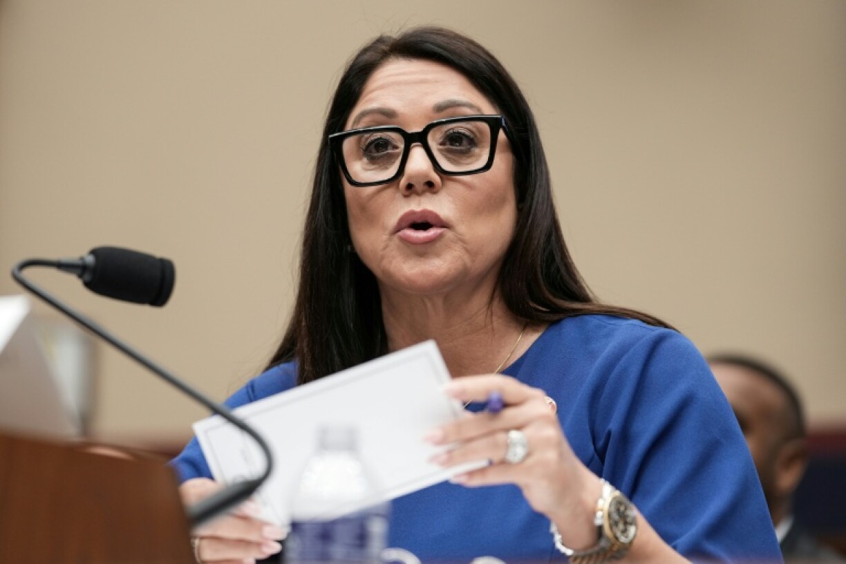 La secrétaire américaine au Travail, Lori Chavez-DeRemer, devant la commission du travail et de l'éducation de la Chambre des représentants, le 5 juin 2025 à Washington