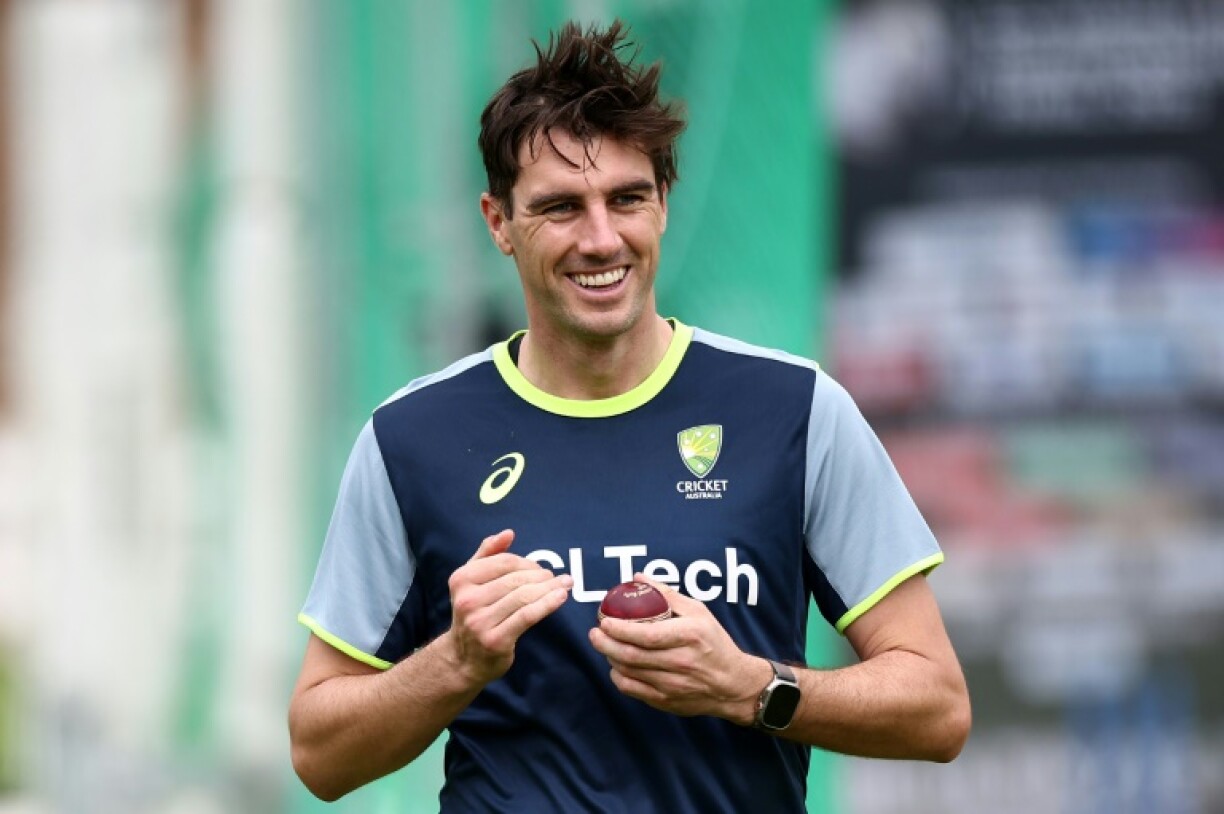 Australia captain Pat Cummins practices at Lord's ahead of the World Test Championship final against South Africa