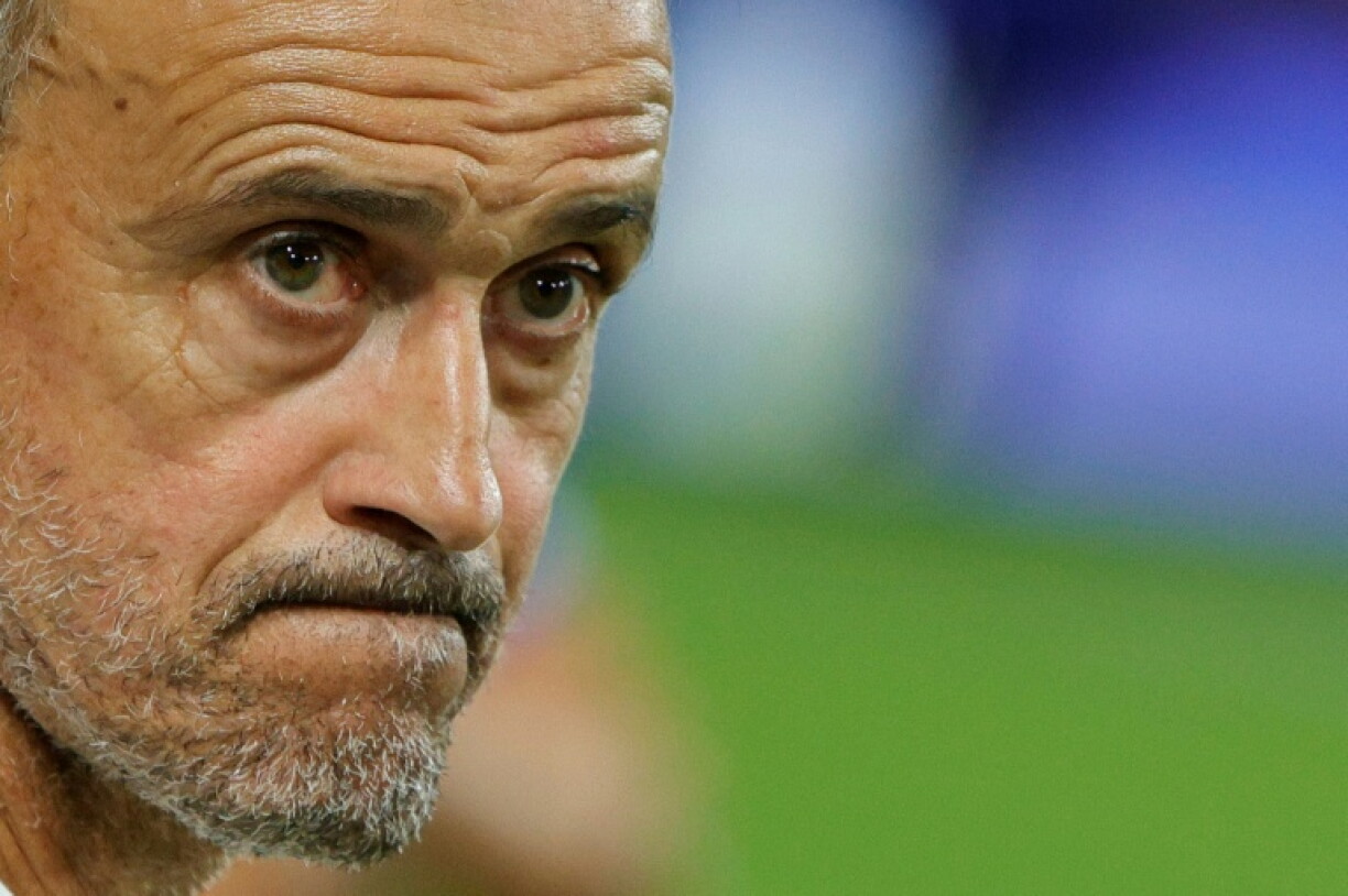L'entraîneur du Paris SG Luis Enrique lors du Trophée des champions contre Lens, le 16 août 2026 au stade Bollaert