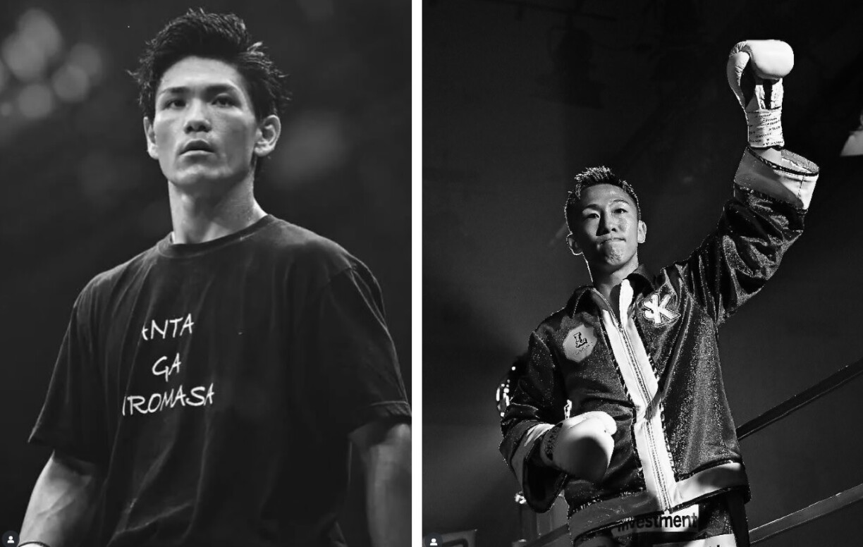 Hiromasa Urakawa et Shigetoshi Kotari, décédés lors d'un même événement de boxe au Japon.