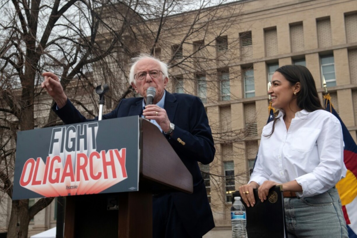 Senator Bernie Sanders, 83, has embarked on a nationwide 'fighting oligarchy tour'