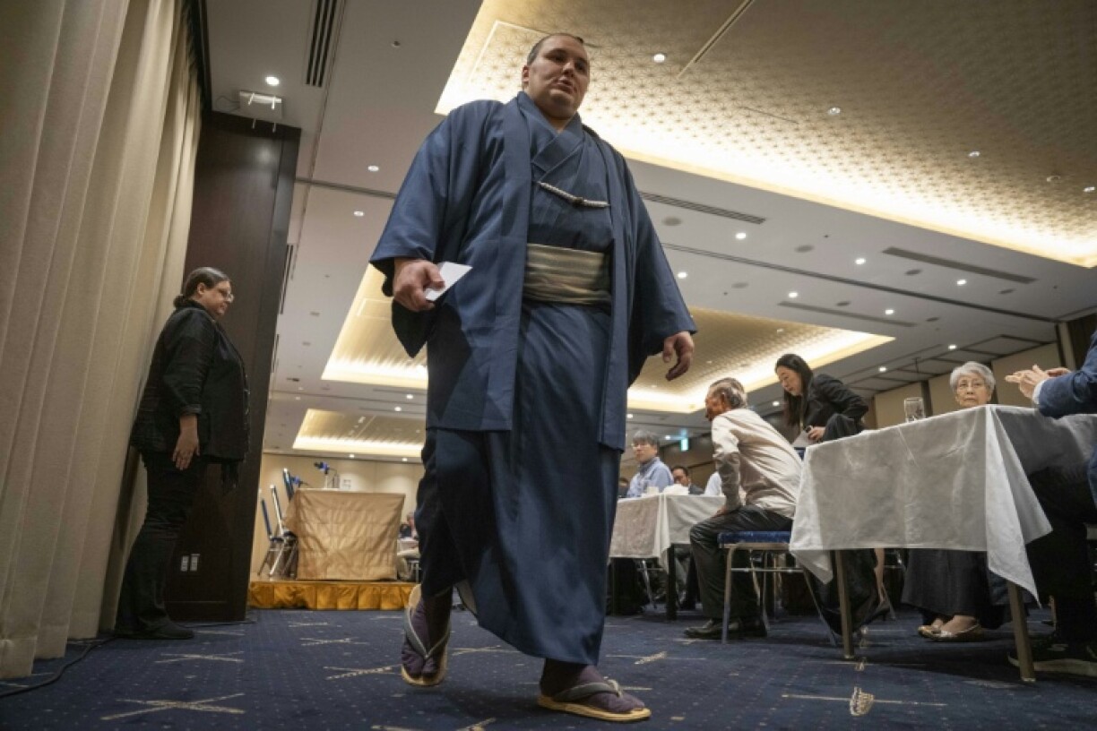 Danilo Yavhushyshyn fled the war in his native Ukraine to follow his dreams of becoming a professional sumo wrestler