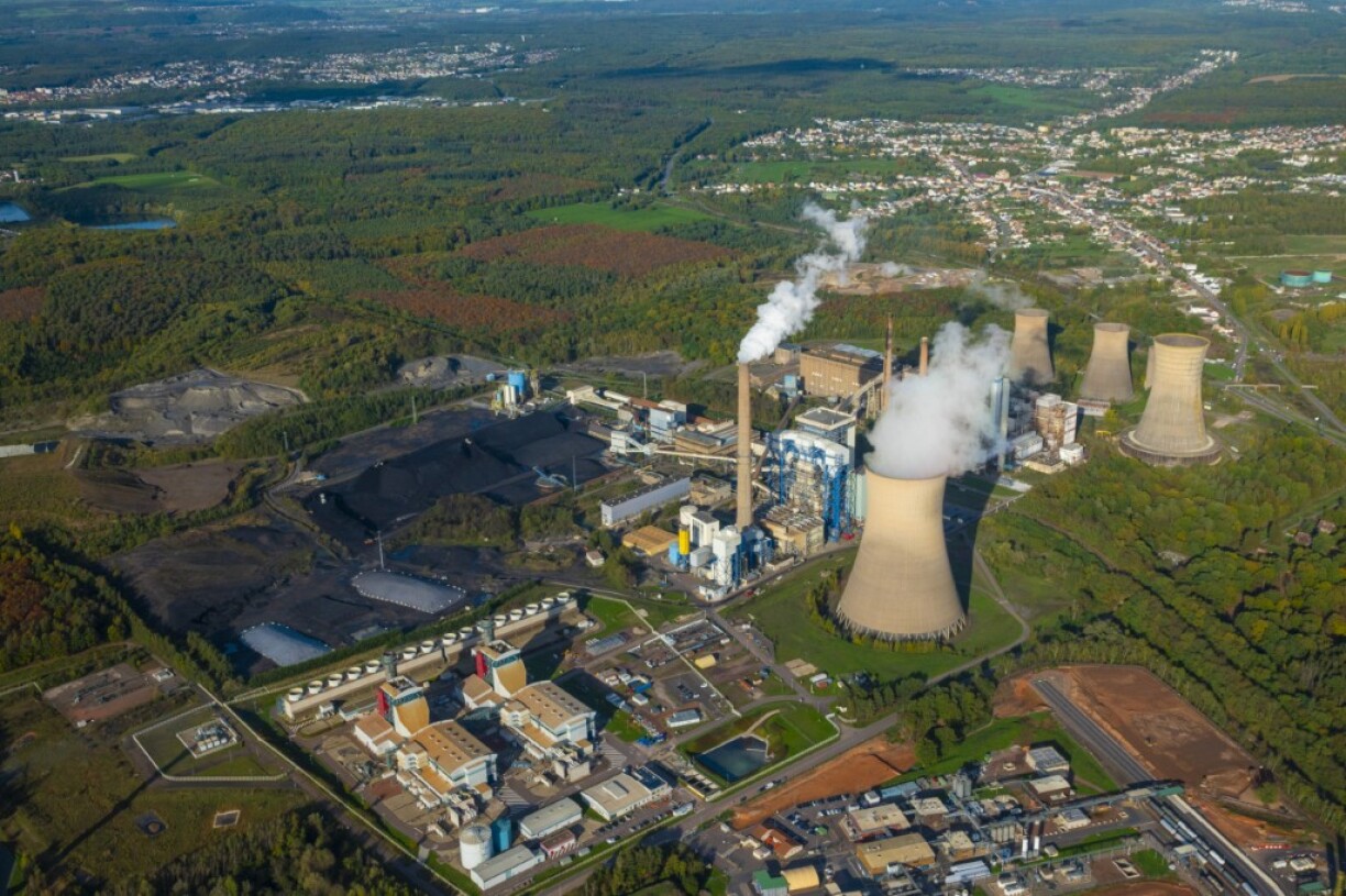 La centrale à charbon Emile Huchet à Saint-Avold en janvier 2023.