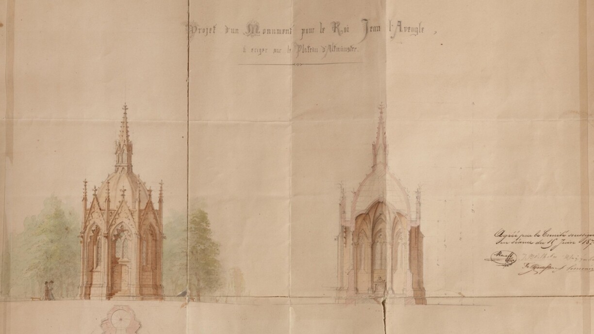 The mausoleum for John the Blind.