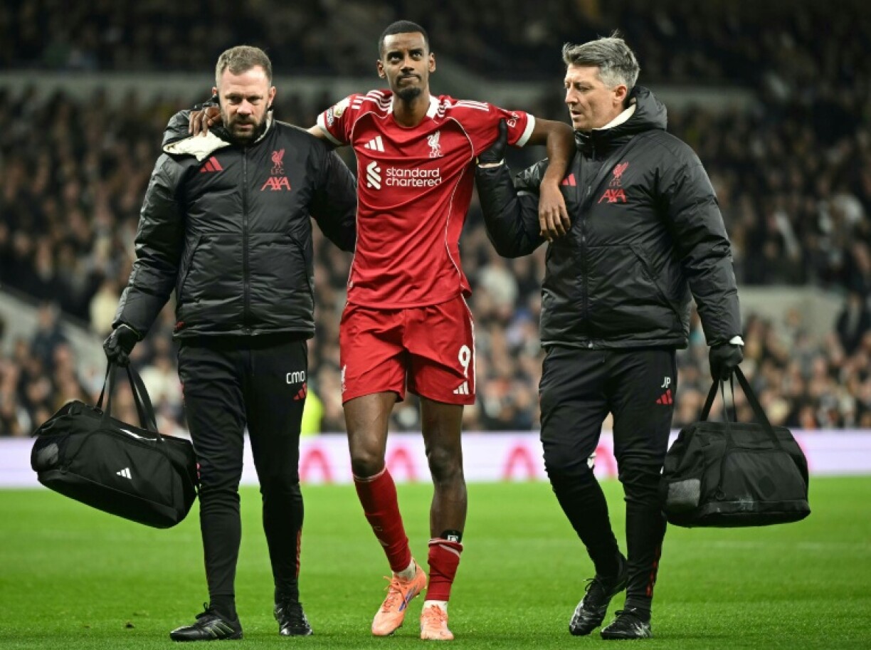 Alexander Isak, l'attaquant suédois de Liverpool, lors de sa sortie le 20 décembre 2025 à Tottenham
