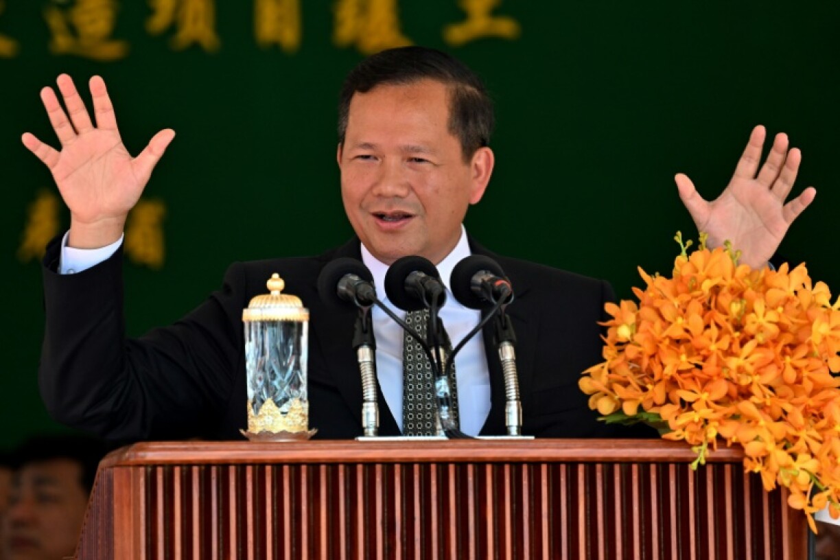 Cambodia's leader Hun Manet hails the opening of the naval base renovated by China