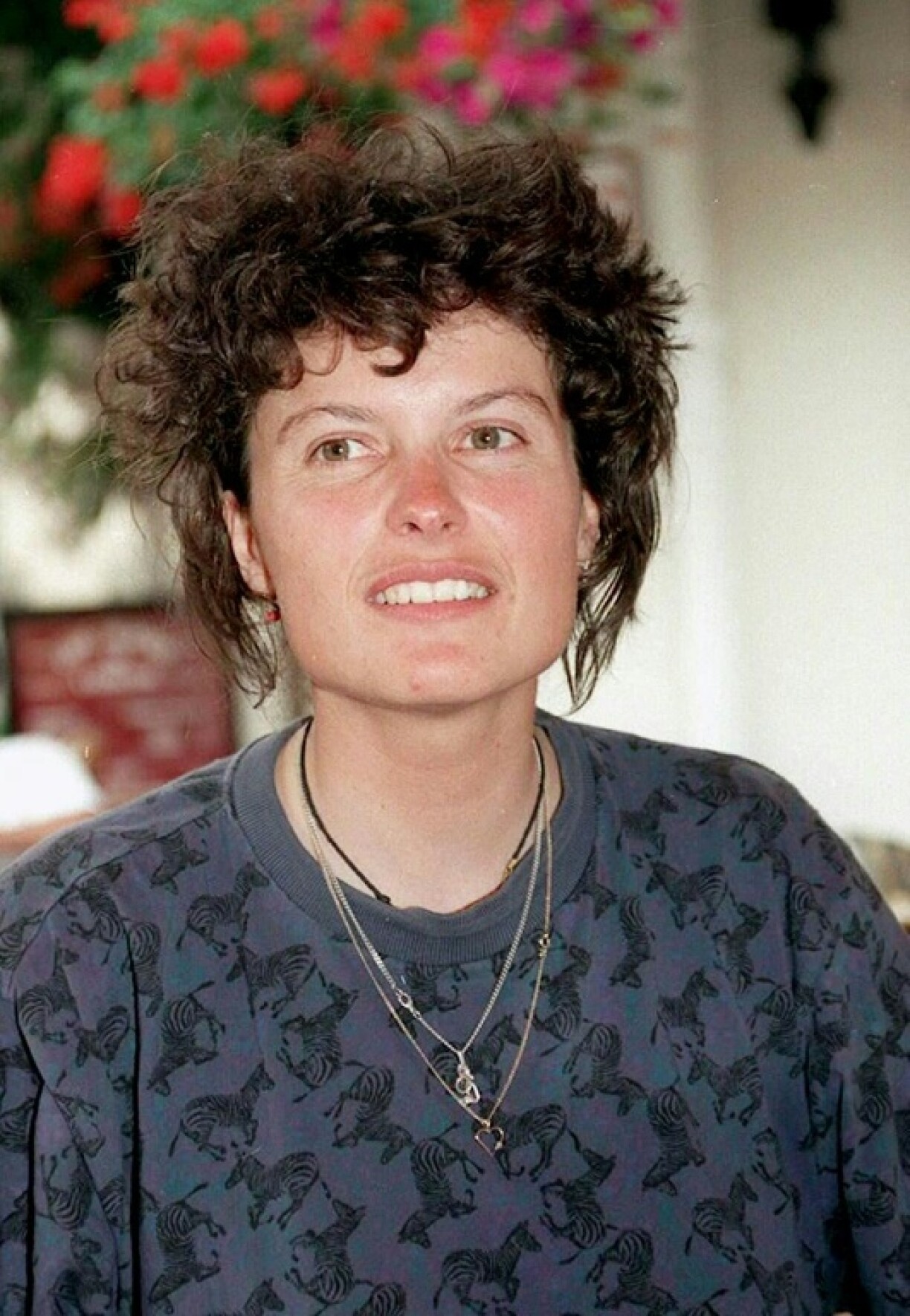 Photo non datée et non localisée de l'alpiniste française Chantal Mauduit